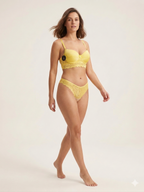 Conjunto Renda Amarelo
