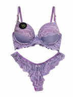 Conjunto Renda Roxo