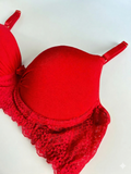 Conjunto Renda Vermelho