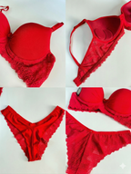 Conjunto Renda Vermelho